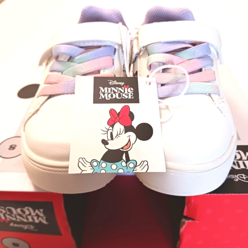 Disney Pink and Green Minnie Mouse Sneakers